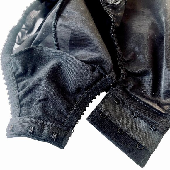 Vintage Dolores For Poirette Vtg 70's Black Lace Teddy Bodysuit ILGWU 34B NEW - Picture 8 of 16